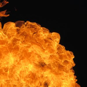 Close up of an explosion