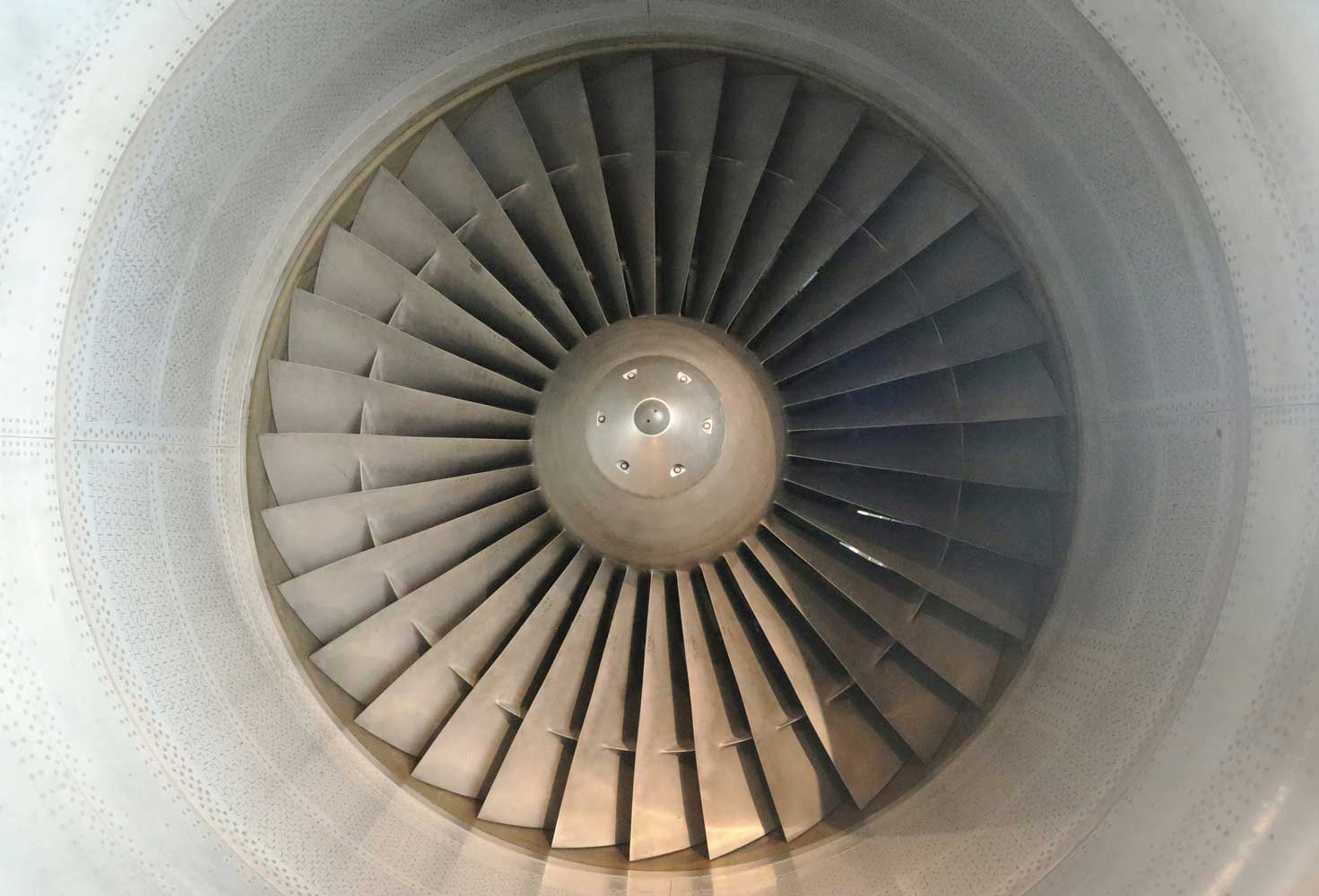 Close up of a turbine