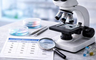 Microscope Magnification Chart for Technicians
